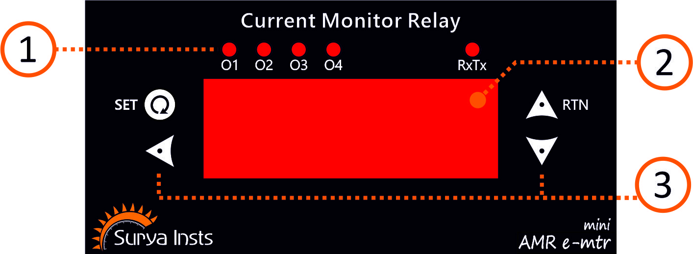 AMR-HR mini hold-and-reset current monitor relay interface