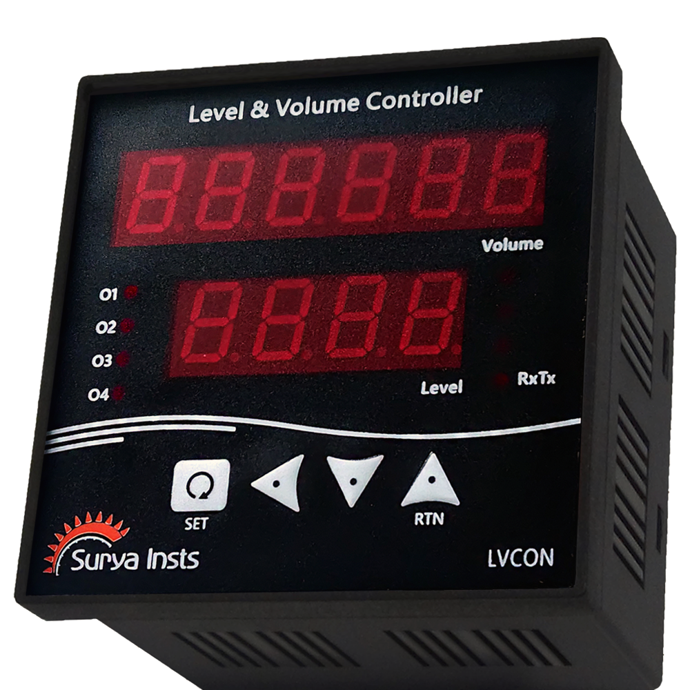 LVCON level and volume indicating controller